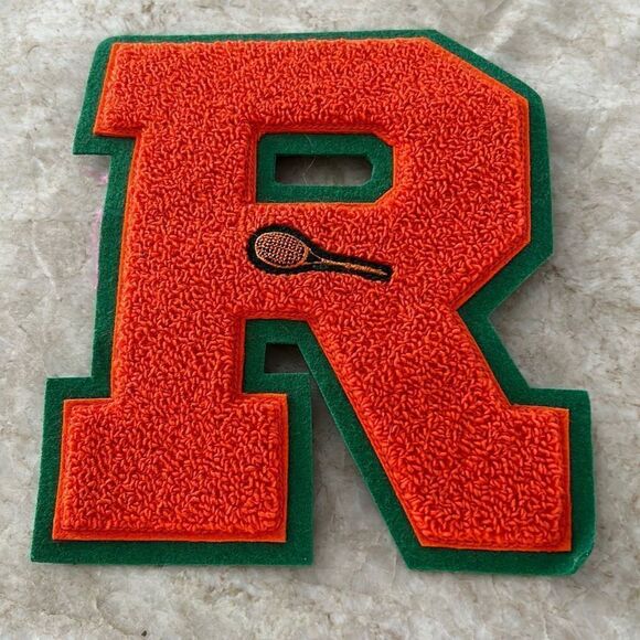 Letter Sweater Tennis Initial R - Picture 1 of 4